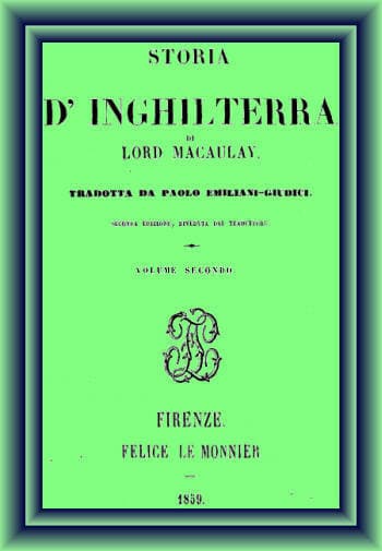 Storia D'inghilterra, Vol 2