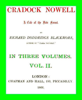 Cradock Nowell: A Tale of the New Forest. Vol. 2 (of 3)