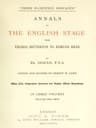 Their Majesties' Servants." Annals of the English Stage (volume 1 of 3)