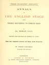 Their Majesties' Servants." Annals of the English Stage (volume 2 of 3)
