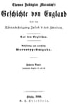 Geschichte Von England Seit Der Thronbesteigung Jakob's Des Zweiten. Zehnter Band: Enthaltend Kapitel 19 Und 20.