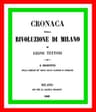 Cronaca Della Rivoluzione Di Milano