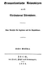 Transatlantische Reiseskizzen Und Christopherus Bärenhäuter. Erstes Bändchen.