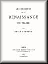 Les Origines De La Renaissance En Italie