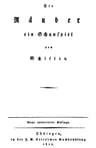Die Räuber: Ein Schauspiel
