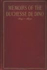 Memoirs of the Duchesse De Dino (afterwards Duchesse De Talleyrand Et De Sagan), 1841-1850