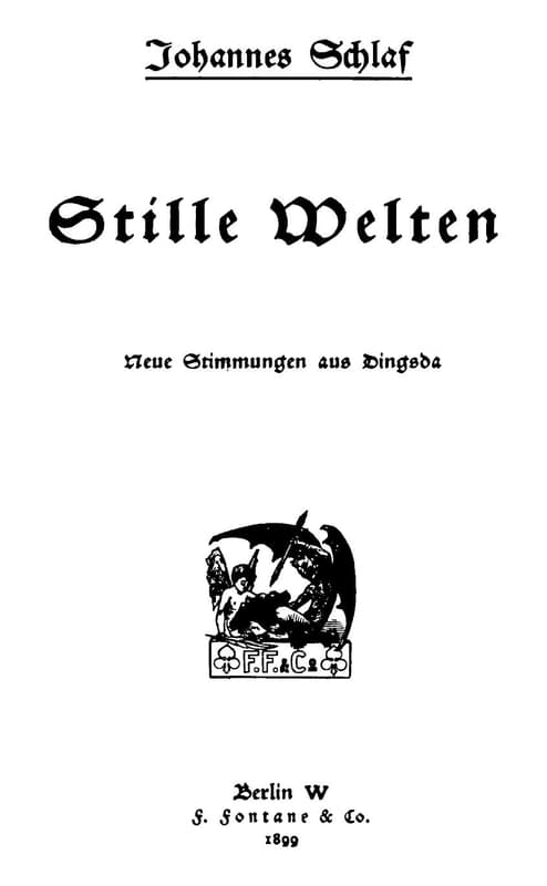 Stille Welten: Neue Stimmungen Aus Dingsda