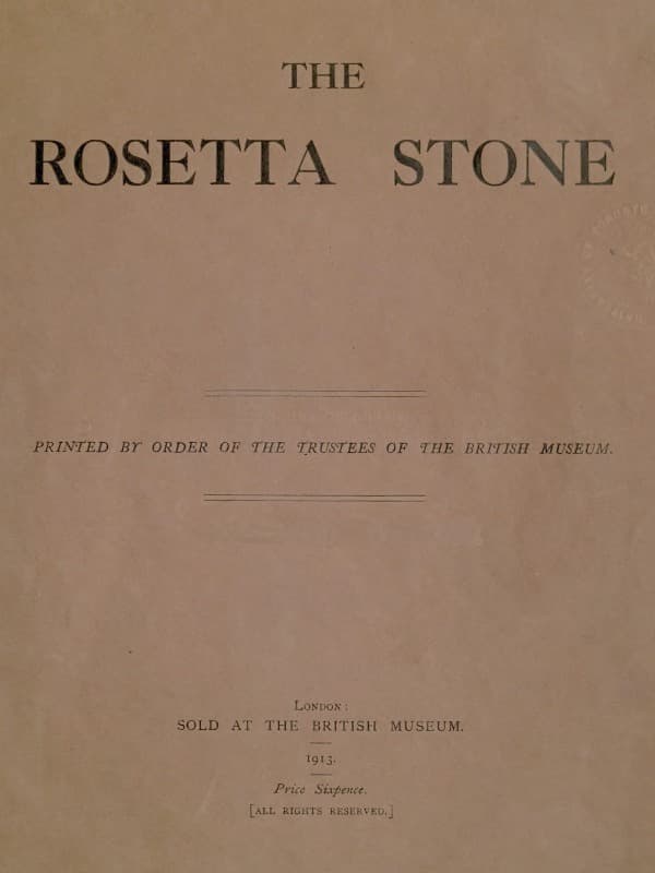 The Rosetta Stone