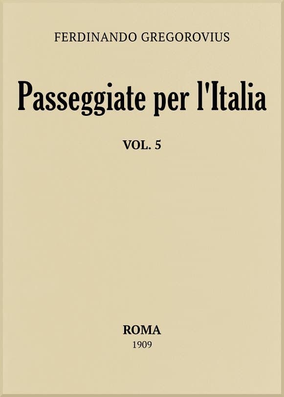Passeggiate Per L'italia, Vol. 5