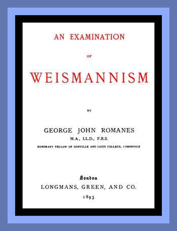 An Examination of Weismannism