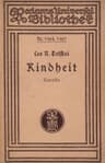 Kindheit: Autobiographische Novelle