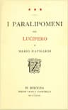 I Paralipomeni Del Lucifero Di Mario Rapisardi