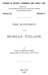 The Economics of the Russian Village