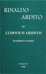 Rinaldo Ardito: Frammenti Inediti Pubblicati Sul Manoscritto Originale