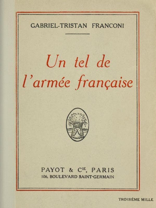 UN Tel De L'armée Française