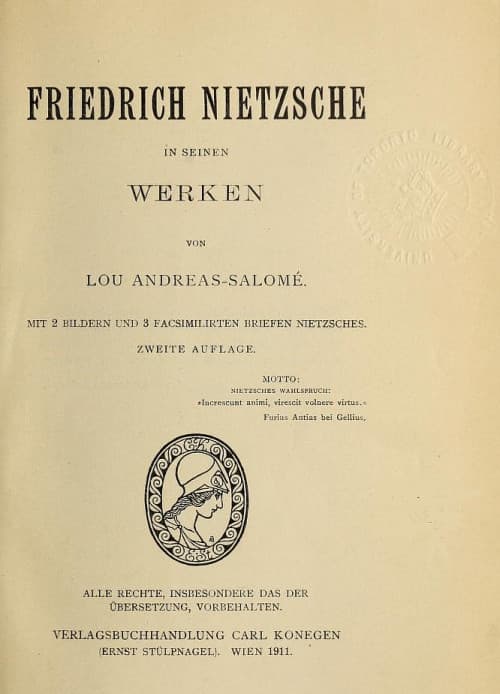 Friedrich Nietzsche in Seinen Werken