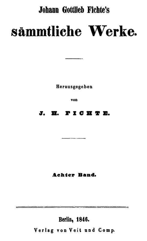 Sämmtliche Werke 8: Vermischte Schriften Und Aufsätzenicolai's Leben Und Sonderbare Meinungen / Deducirter Plan Einer Zu Berlin Zu Errichtenden Höheren Lehranstalt / Beweis Der Unrechtmässigkeit Des Büchernachdrucks Und Andere Aufsätze / Recensionen / Poesien Und Metrische Uebersetzungen
