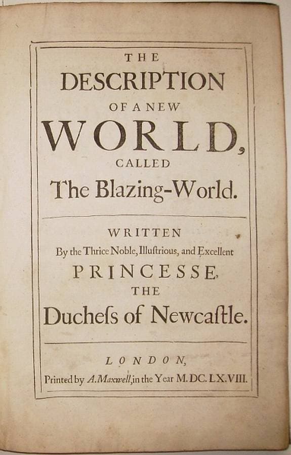 The Description of a New World, Called the Blazing-World
