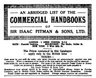An Abridged List of Commercial Handbooks of Sir Isaac Pitman & Sons, Ltd.