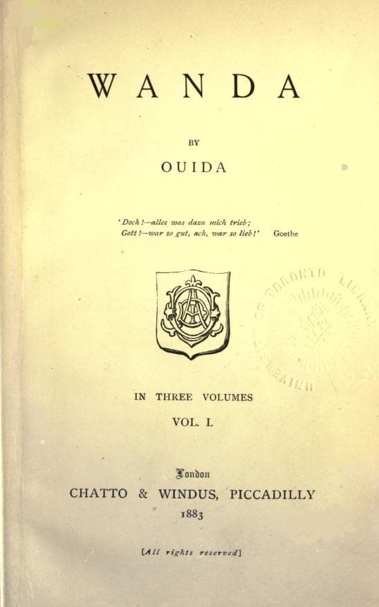 Wanda, Vol. 1 (of 3)