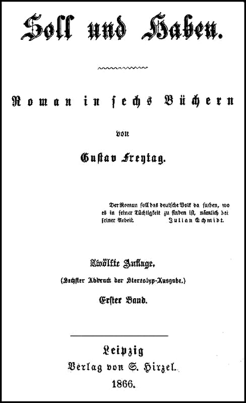 Soll Und Haben, Bd. 1 (2)roman in Sechs Büchern