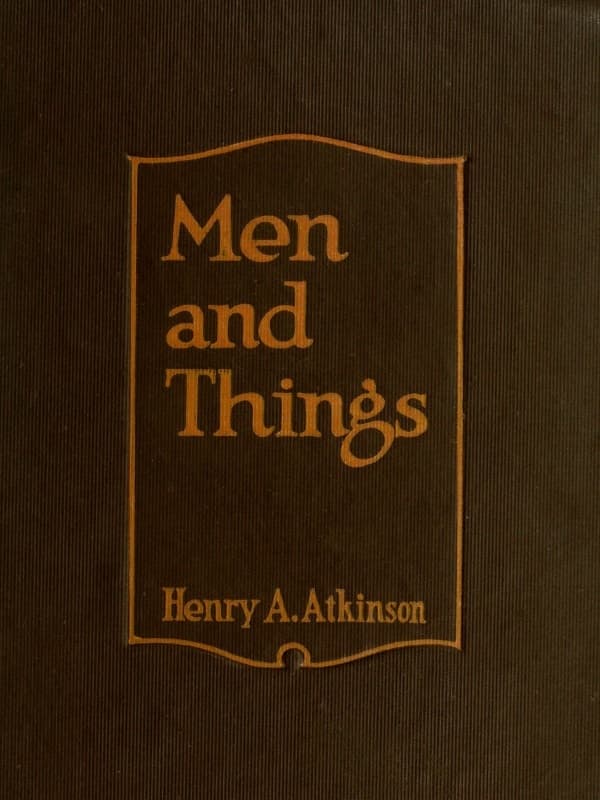 Men and Things