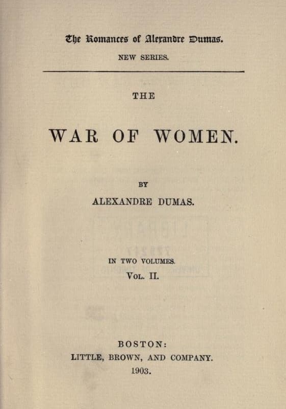 The War of Women, Volume 2
