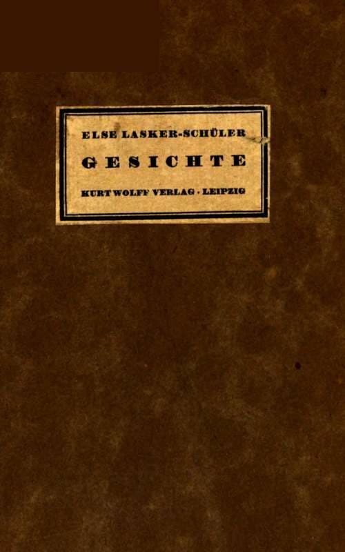 Gesichte: Essays Und Andere Geschichten