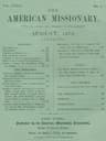 The American Missionary — Volume 32, No. 08, August, 1878