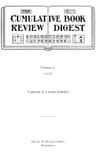The Cumulative Book Review Digest, Volume 1, 1905complete in a Single Alphabet