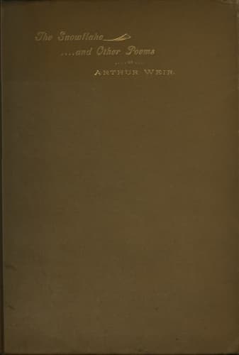 The Snowflake, and Other Poems