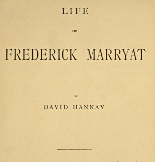 Life of Frederick Marryat