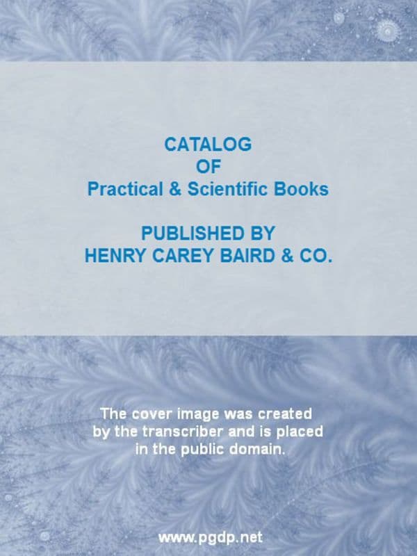 Catalogue of Practical & Scientific Books