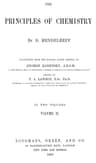 The Principles of Chemistry, Volume II