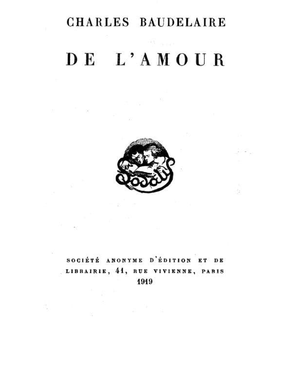 De L'amour
