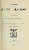Journal De Eugène Delacroix, Tome 3 (de 3)1855-1863