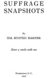 Suffrage Snapshots