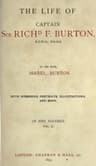 The Life of Captain Sir Richard F. Burton, Volume 2 (of 2)by His Wife, Isabel Burton