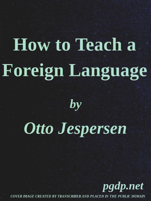 How to Teach a Foreign Language