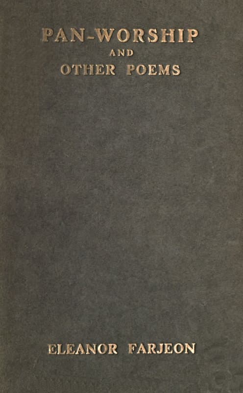 Pan-Worship, and Other Poems