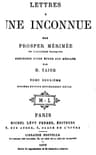Lettres à une inconnue, Tome Deuxième