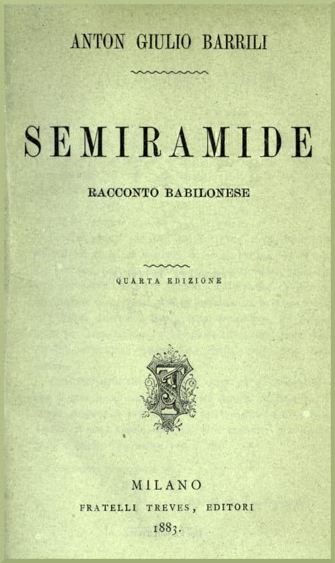 Semiramide: Racconto Babilonese