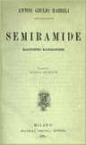 Semiramide: Racconto Babilonese