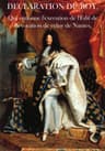 Declaration Du Roy, Qui Ordonne L'execution De L'edit De Revocation De Celuy De Nantes