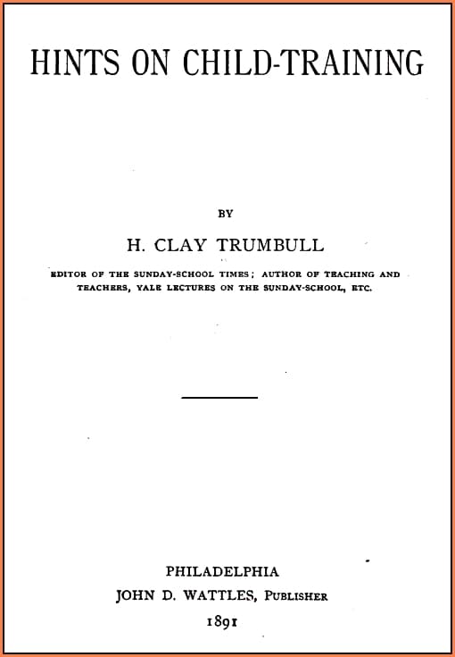 Hints on Child-Training