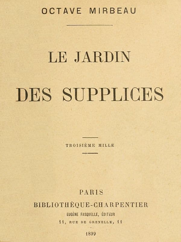Le Jardin Des Supplices