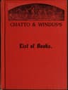 Chatto & Windus's List of Books, July 1878