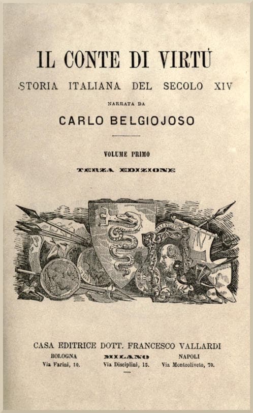 Il Conte Di Virtù Vol. 1/2storia Italiana Del Secolo XIV