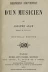Derniers Souvenirs D'un Musicien