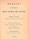 Memoirs of the Reign of King George the Second, Volume 3 (of 3)